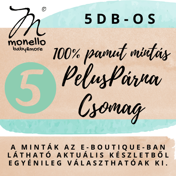 5db-os peluspárna csomag Monello