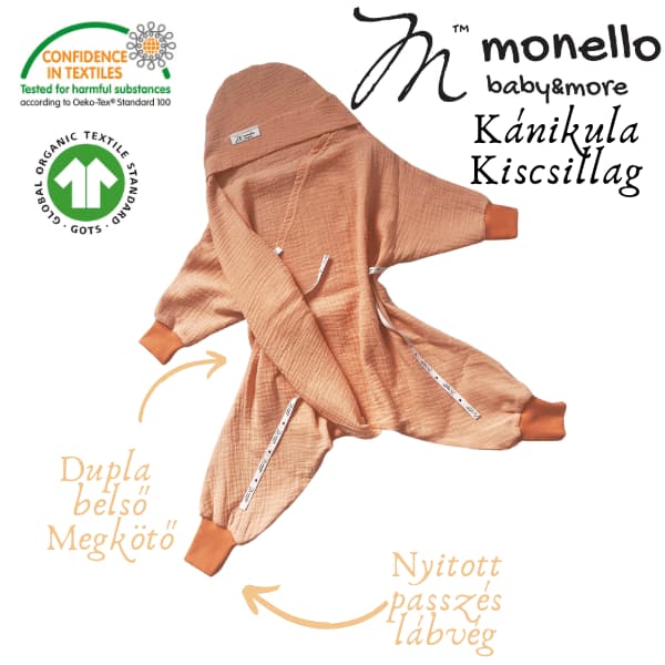 Monello kánikula kiscsillag napvédő, szélvédő, napkrém helyett babáknak