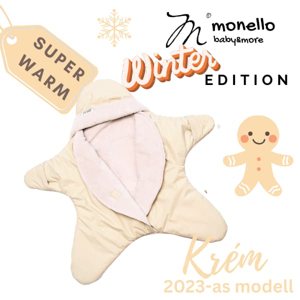 Monello Téli Superwarm Babamelegítő Kiscsillag, krém Monello baby&more babacsillag