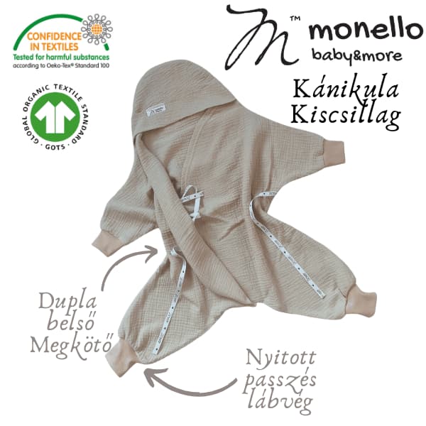 Monello kánikula kiscsillag napvédő, szélvédő, napkrém helyett babáknak