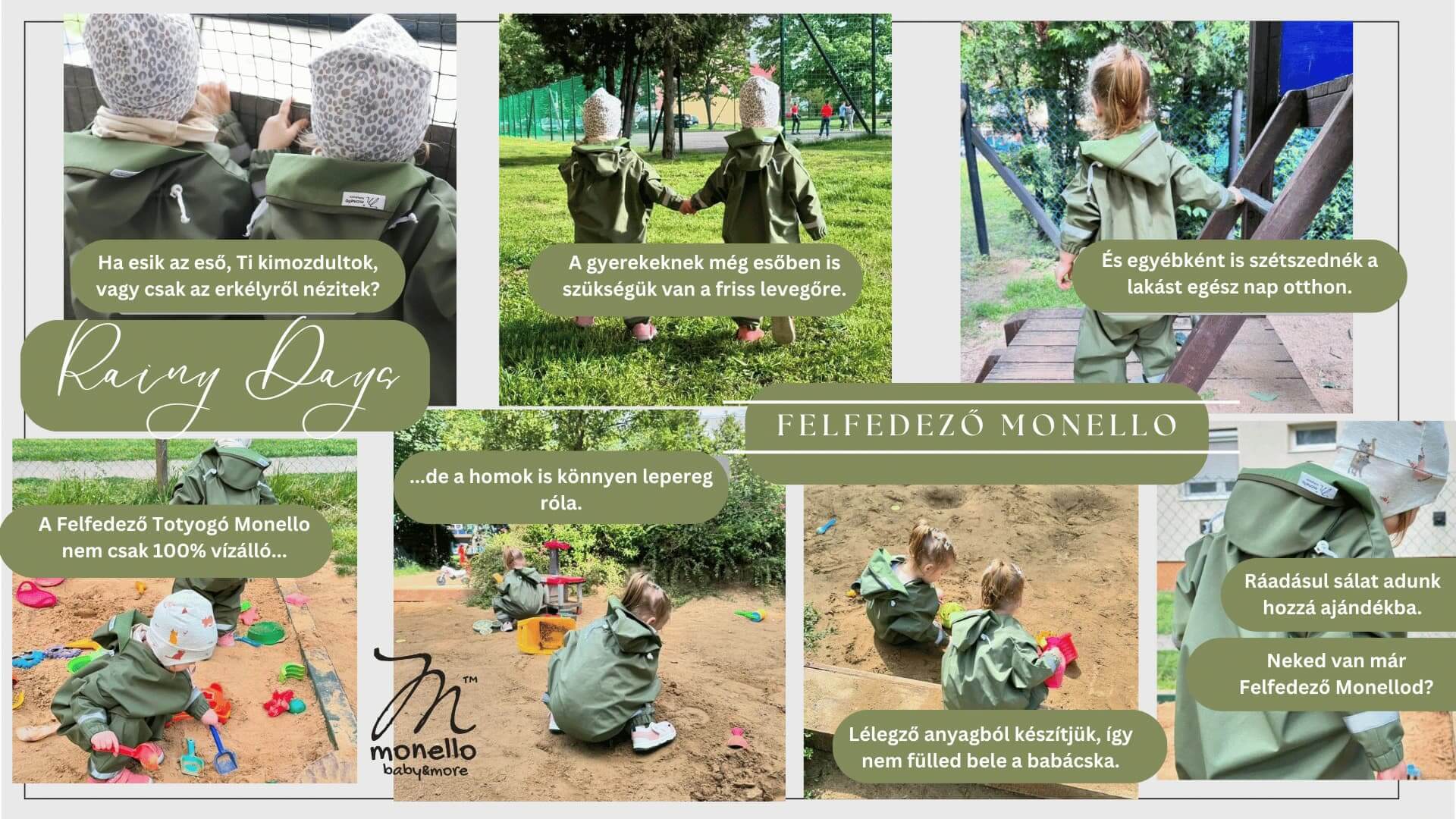 Felfedezo Monello, babacsillag, monello csillag, kiscsillag, monello baby&more, eső overáll, gyerek oreráll, esőcsillag