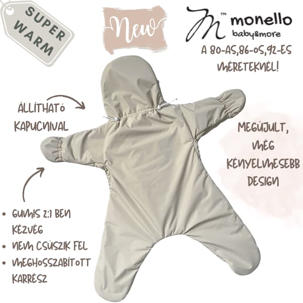 Téli Babaoverall Monello,MONELLO babacsillag, baba, kisbaba, újszlött, téli baba ruha, téli babaruha, kisbabám, monello babacsillag, kiscsillag,