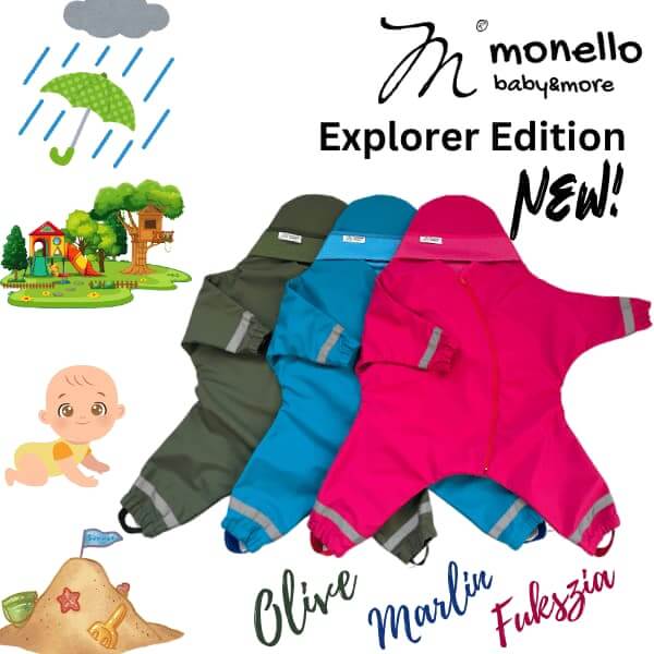felfedezo monello, vízálló monello, vízálló overáll, gyerek overáll, esőkabát, gyerek vízálló ruha, monello baby&more, vízálló babacsillag, monello csillag, totyogó monello, ovis méret, bölcsis méret