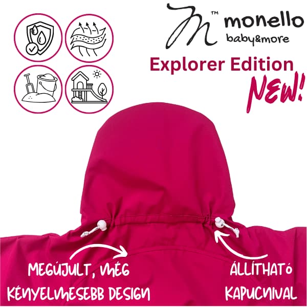 felfedezo monello, vízálló monello, vízálló overáll, gyerek overáll, esőkabát, gyerek vízálló ruha, monello baby&more, vízálló babacsillag, monello csillag, totyogó monello, ovis méret, bölcsis méret