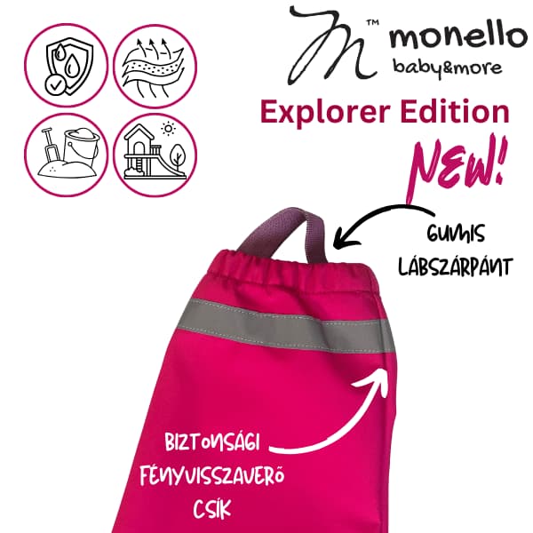 felfedezo monello, vízálló monello, vízálló overáll, gyerek overáll, esőkabát, gyerek vízálló ruha, monello baby&more, vízálló babacsillag, monello csillag, totyogó monello, ovis méret, bölcsis méret
