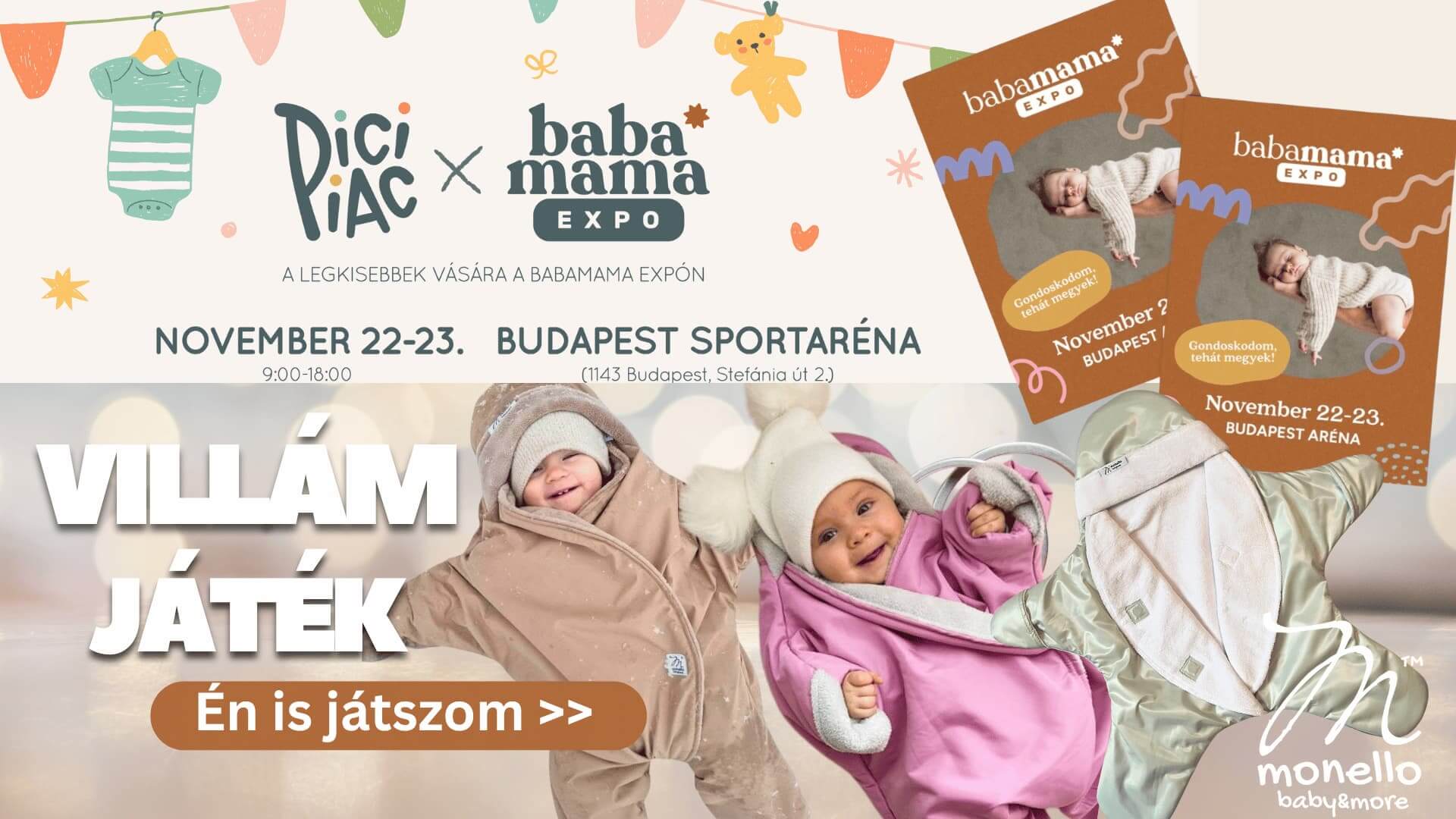 monello villám játék, baba mama expo jegyet és Monello Kiscsillagot nyerhetsz