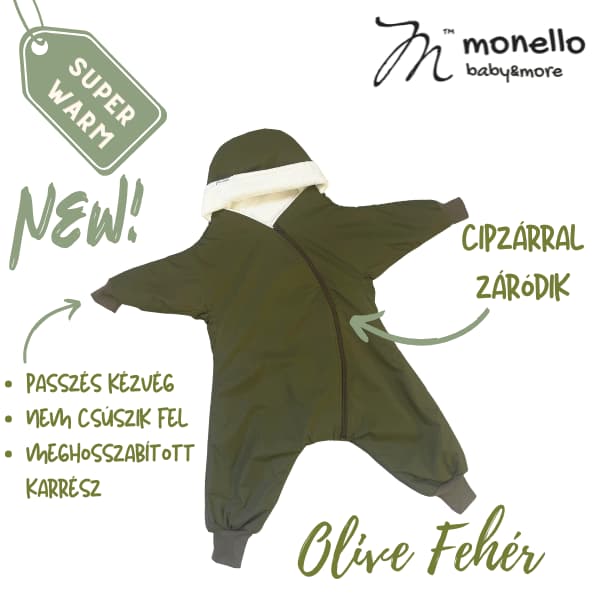 Téli Babaoverall Monello,MONELLO babacsillag, baba, kisbaba, újszlött, téli baba ruha, téli babaruha, kisbabám, monello babacsillag, kiscsillag,