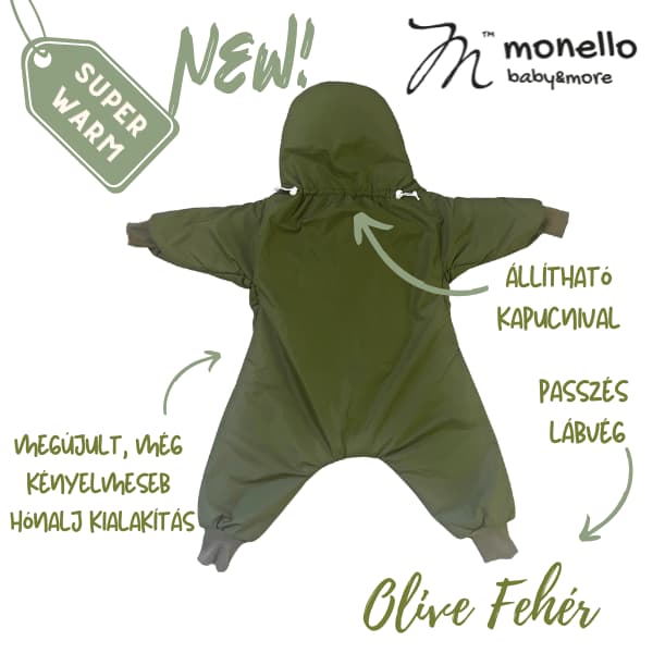 Téli Babaoverall Monello,MONELLO babacsillag, baba, kisbaba, újszlött, téli baba ruha, téli babaruha, kisbabám, monello babacsillag, kiscsillag,