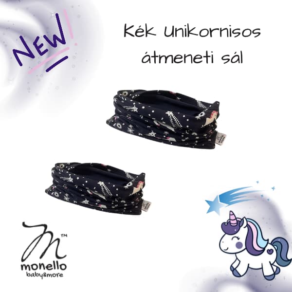 Monello sál, Monello unikornisos sál, Monello unikornisos sál, Téli sál, Pihe-puha sál