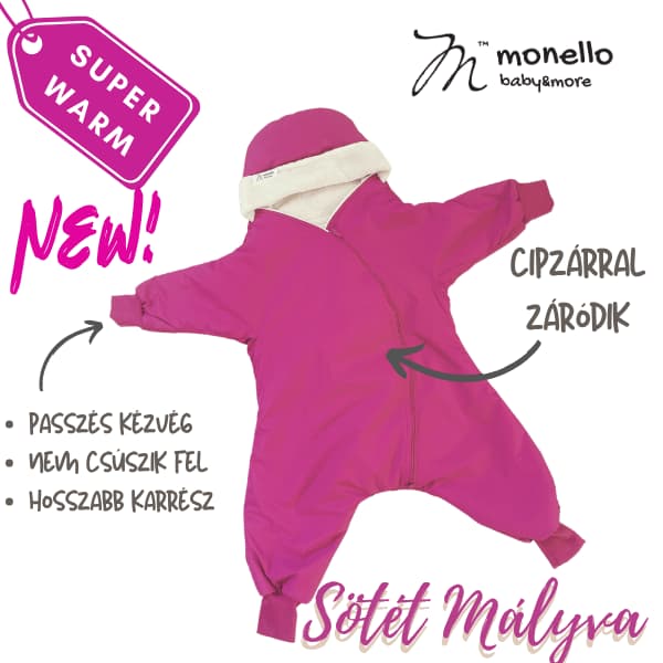 Téli Babaoverall Monello,MONELLO babacsillag, baba, kisbaba, újszlött, téli baba ruha, téli babaruha, kisbabám, monello babacsillag, kiscsillag,