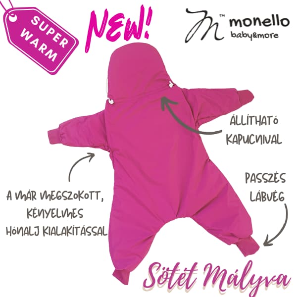 Téli Babaoverall Monello,MONELLO babacsillag, baba, kisbaba, újszlött, téli baba ruha, téli babaruha, kisbabám, monello babacsillag, kiscsillag,